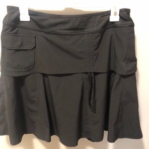 Athleta Black Skirt with Shorts attached pocket